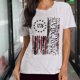 thumbnail image 1 of Tops De Verano Blusa superior patriótica para mujer, atuendo diario informal, vacaciones (gris M) Cgtredaw Para estrenar, 1 of 6