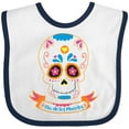 thumbnail image 3 of Inktastic Day of the Dead Skull Boys or Girls Baby Bib, 3 of 4