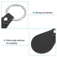 thumbnail image 4 of Uxcell Leather Key Fob Kit, 30 Pack PU Leather Key Fob Blanks and Key Rings for Laser Engraving, Black, 4 of 6