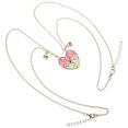 thumbnail image 1 of Colorful Heart Shaped Matching Necklaces for Couples Elegant Jewelry for Valentines, Anniversaries, and Special Occasions, 1 of 5