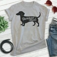 thumbnail image 2 of Dachshund Mama T-shirt, Unisex Women's Shirt, Dachshund Owner, Best Dog Mom Gift, Heather Gray, Medium, 2 of 6