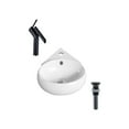 thumbnail image 1 of DROP Bath and Kitchen DR091272 Bathroom Vessel Sink Set, 1 of 6