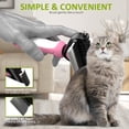 thumbnail image 6 of 2 in 1 Professional Grooming Rake for Cats & Dogs-Dematting Comb for Easy Mats & Tangles Removing,Hair Removal Cleaner for Pets(Purple), 6 of 7