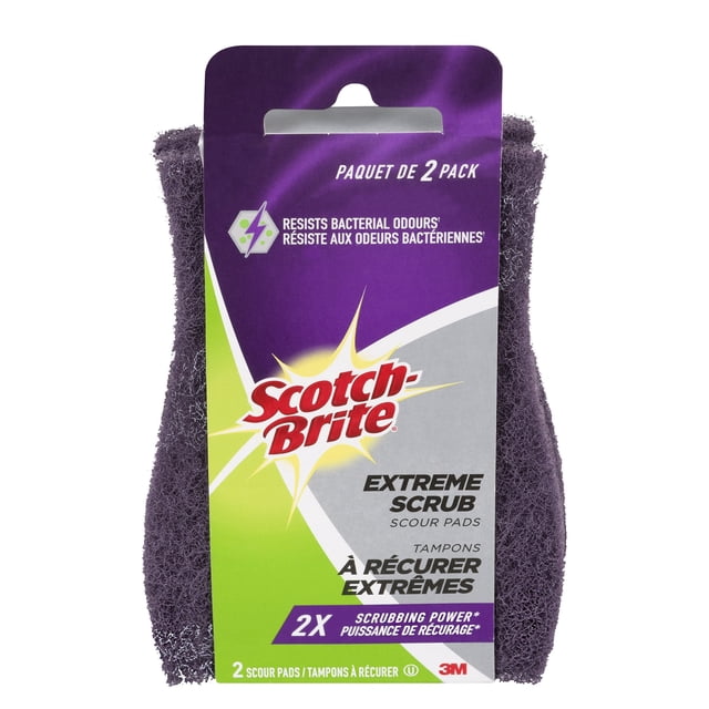 Esponjas para fregar Scotch-Brite Extreme Scrub, paquete de 2
