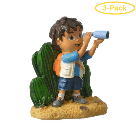 Telescope Ornament - Dora the Explorer Diego with Telescope Aquarium Ornament Diego Ornament - Pack of 3