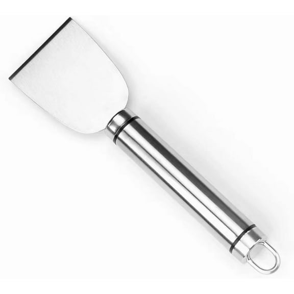 Stainless steel paint scraper QIANBEIY metal cleaning scraper, Stiff scraper, thickened blade,multi-purpose Putty knife cleaning Small tool