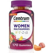Centrum Multigummies Gummy Multivitamin for Women, 170 Count, 3 Pack