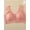 Pink, variant on Super Soft & Comfortable Front Close Bra, Elegant Lace Wireless Push Up Bra, Women's Lingerie & Underwear