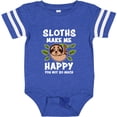 thumbnail image 3 of Inktastic Sloths Make Me Happy You Not So Much Boys or Girls Baby Bodysuit, 3 of 5