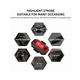 thumbnail image 4 of Mini Luz Led Estrobo Funciones Fija Moto Bici Auto 2 pcs, Negro, 4 of 5