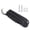 Solid Black, variant on M Buder 11K Dual Hot Rail Humbucker Pickup for ST Electric Guitar Ceramic Magnet ABS Accessory, White and Silver