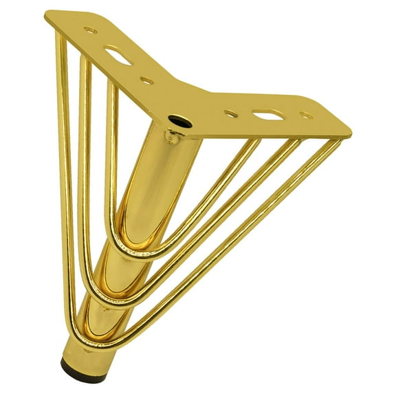 Soimiss Metal Sofa Support Legs in Golden Color with Easy Installation for Furniture