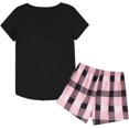 thumbnail image 2 of Pyjama d'Été pour Femmes 2 Pcs Mignon Chat, Papillon, 2 of 5