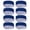 Blue, variant on vnanda Sleeve Straps with Fasteners 4 Pairs Jersey Sleeve Bands for Football Basketball Volleyball Breathable Mesh Cloth Sleeve Holder Straps for Sports