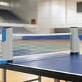 thumbnail image 2 of BotaniNest Poteau de Filet de Tennis Portable avec Filet Rétractable Automatique pour Jeu Intérieur et Extérieur, 2 of 6