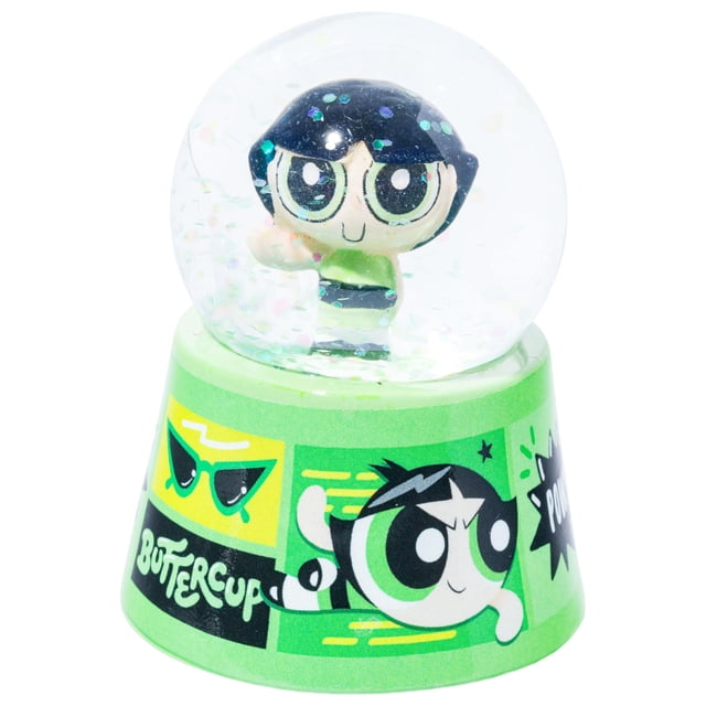 Ranúnculo plateado con forma de bola de nieve Buffalo Powerpuff para niñas, 45 mm