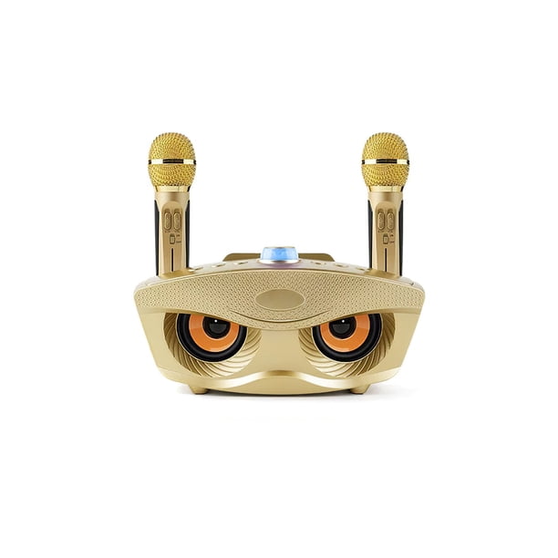 Sistema De Karaoke En Casa Dos Micrófonos Inalámbricos Con Altavoz Bluetooth Estéreo 3D Micrófono De Karaoke De Condensador Conjunto De Micrófonos Inalámbricos De Salida Potente Advancent EL008584-00