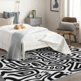thumbnail image 3 of Abstract Checkered Area Rug,5x8 Carpet,Non Slip Washable Fuzzy Super Soft Easy Clean, Geometric Rugs for Bedroom Living Room Dining Room, Aesthetic Rug Decorations, Low Pile Non Shedding Carpets, 3 of 7
