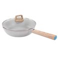 thumbnail image 2 of Pancake Frying Pan, Aluminium Alloy Lightweight Nonstick Frying Pan With Lid For Kitchen, 2 of 8