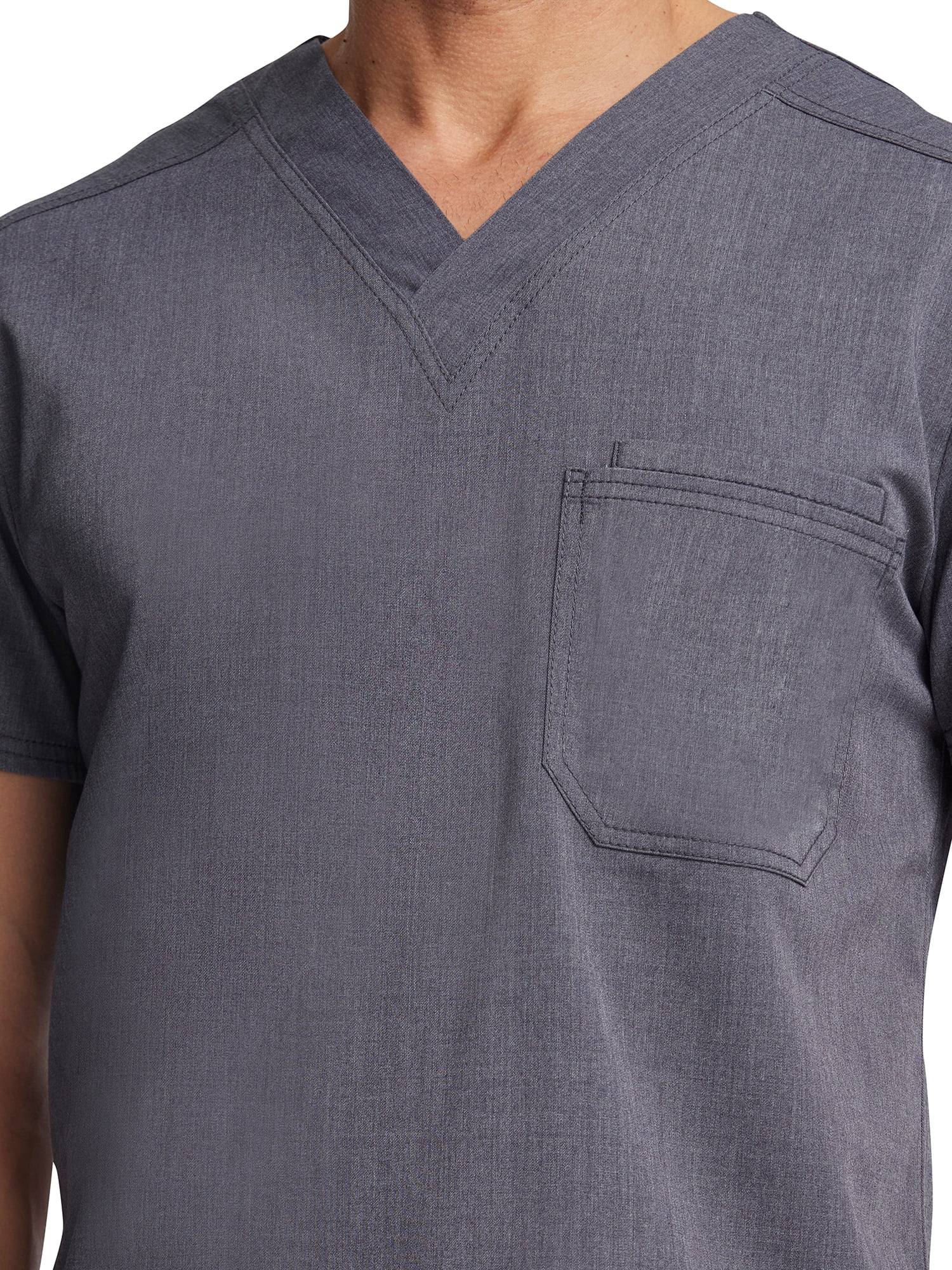 Scrubstar Men's Ultimate Stretch Antimicrobial Fabric Technology V-Neck Tuck In Scrub Top WD854A