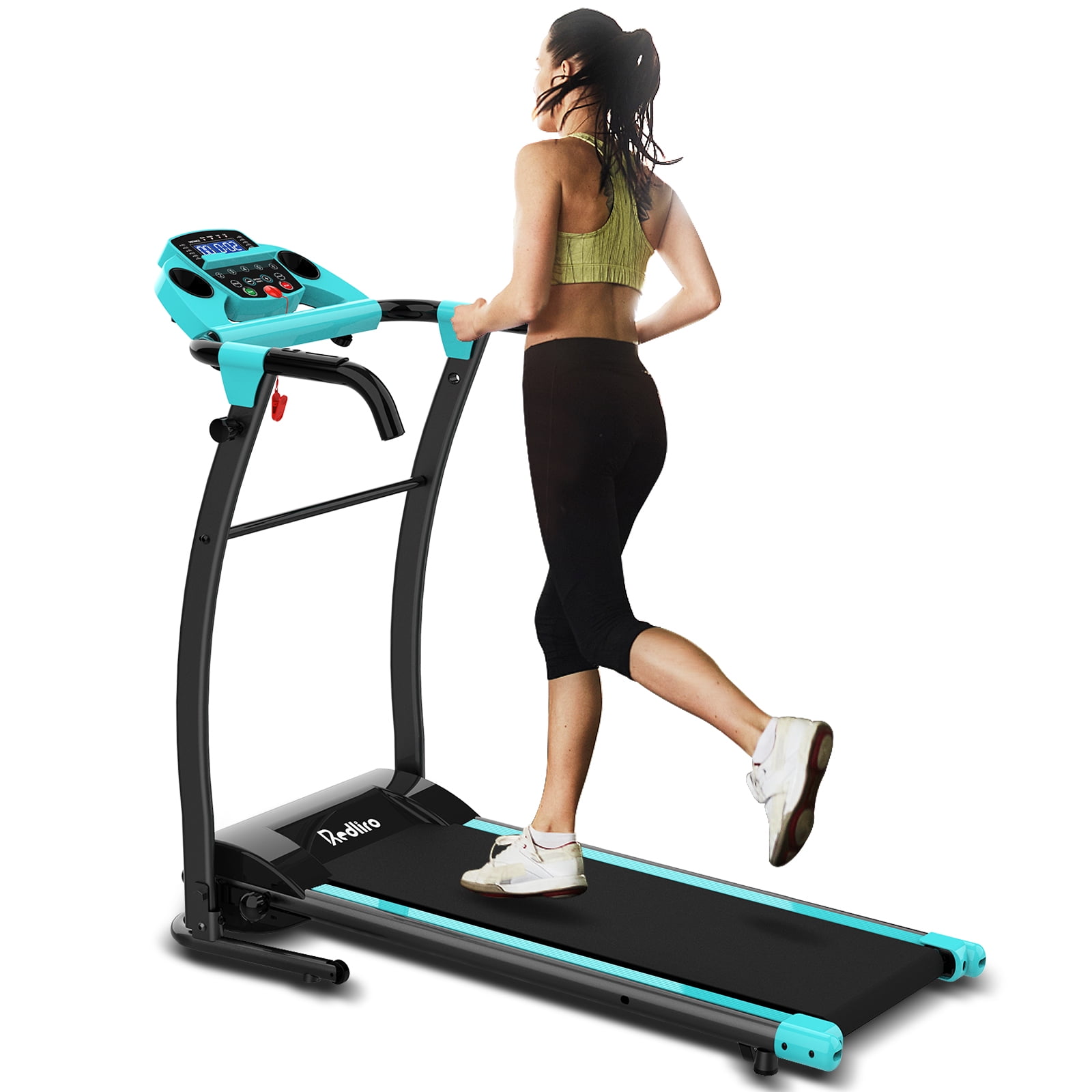 Folding Treadmill Electric Walking Running Exercise Fitness Machine Romatlink Treadmills