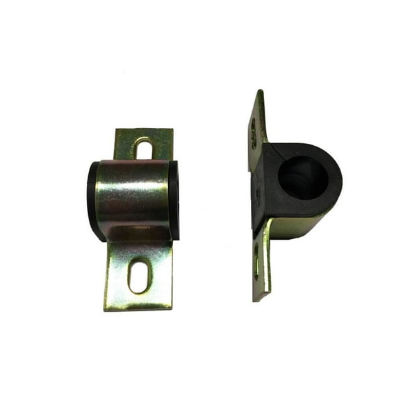 Addco Stabilizer Bar Mount And Link Bushing Kit 64-611-0W Stabilizer Bar Mount; 0.75 Inch; Midsection; With Brackets and Bushings; Set Of 2