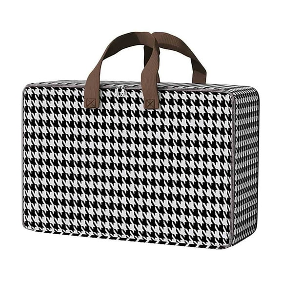 HomeDM Comforter Storage Bags, Moving Comforter Blanket Storage Bags Closet Organizers and Storage Containers for Clothes with Strong Handles&Zippers for Bedding Pillow