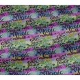 thumbnail image 5 of oneOone Cotton Jersey Fuschia Pink Fabric Abstracts Sewing Craft Projects Fabric Prints By Yard 58 Inch Wide, 5 of 5