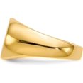 thumbnail image 3 of 14k Yellow Gold 9.5x12.5mm Open Back Signet Ring - Ring Size 6.0, 3 of 8