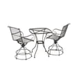 thumbnail image 6 of Woodard Uptown 3 Piece Bistro and Balcony Set with Powder Coated Finish, 6 of 8