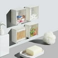 thumbnail image 6 of Flip Storage Box Transparent Adhesive Small Object Storage Box, 6 of 9
