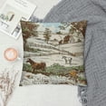 thumbnail image 2 of PHYHOO Farmhouse Throw&nbsp;Pillow&nbsp;Covers Pillow&nbsp;Covers Vintage Country Riding Horses Cushion&nbsp;Covers For Boys Young Desert Cow Decorative Pillow Covers, 2 of 5