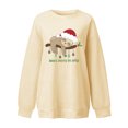 thumbnail image 4 of ICHUANYI Clearance Fashion Women Casual Christmas Printing Long-sleeved Sweatshirt ICHUANYI "ICHUANYI", 4 of 4