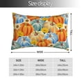 thumbnail image 4 of Kll Pumpkins Sunflowers Pillow Covers Envelope Closure,Super Soft And Cozy Fuzzy Fleece Pillow Case Cover 16"X24", 4 of 9