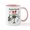 White/Pink Inside, variant on CafePress - Flute Player Mug - 11 oz Ceramic Mug - Novelty Coffee Tea Cup
