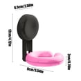thumbnail image 3 of Kugisaki Hair Dryer Storage Rack Wall Mounted Household Non Perforated Suction Cup Dopamine Hair Dryer Storage Rack on Clearance, 3 of 6