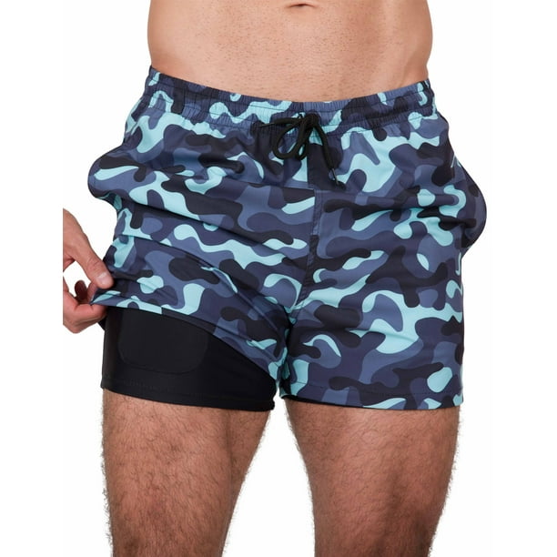 Traje de baño Camuflaje II hombre short con licra interna Gym&Swim GYS008/Traje de baño/Máxima comodidad
