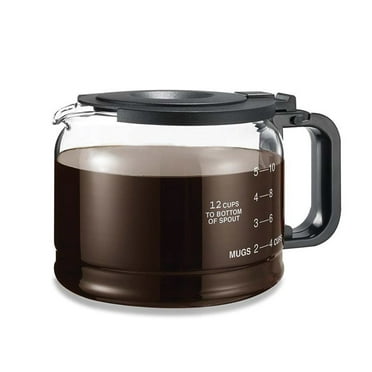 Medelco Glass 12 Cup Traditional Style Replacement Coffee Carafe