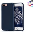 thumbnail image 1 of Entronix Funda de Silicona para iPhone 7/8, Suave Al Tacto, Antiarañazos y Antigolpes, Color Azul Marino, 1 of 5