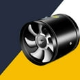 thumbnail image 2 of Powerful Ventilation Duct Fan - High Speed, Black, 6 Inch, 2 of 9