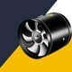 thumbnail image 2 of Ventilador de Conducto ANGGREK de Escape Ventilación Potente Motor de Alambre de Cobre Alta Velocidad Redondo Metal Negro, 2 of 8