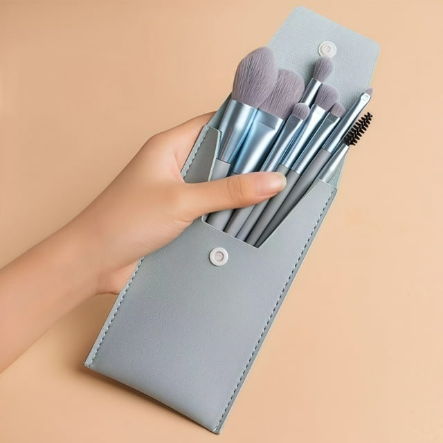 2 Pack Makeup Brush Set for Womens Hair Brush Face Makeup All Skin Types Soft under Eye Concealer Brush Small Brush Synthetic Fiber Brushes for Nail Brushes for Acrylic Application Face Brushes