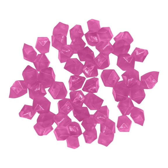 Nomeni Clearance 300 Pcs Garden Decoration Glow In The Dark Luminous Pebbles Stones Wedding, Stepping Stones Outdoor Clearance Sale, 300Pc Luminous Stone Purple
