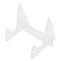 FOMIYES Acrylic Book Display Stand Clear Holder for Cookbooks Photo Albums or Retail Items 35mm Thick