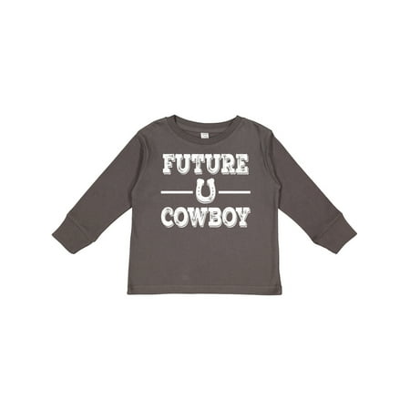 

Inktastic Future Cowboy Boys Rodeo Gift Toddler Boy Girl Long Sleeve T-Shirt