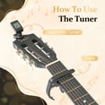 thumbnail image 5 of Ktaxon 38in Beginner Round Acoustic Guitar Starter Kit with Bag, Tuner, Extra Strings, Matte Black, 5 of 17