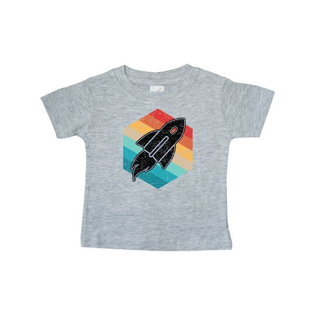 

Inktastic Rocket Ship Retro Space Gift Baby Boy or Baby Girl T-Shirt