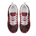 thumbnail image 5 of COEQINE Bloody Print Cobweb Women Sneakers White Sole Lace Up Women Running Shoes for Outdoor Comfortable Training Athletic Sport Shoes Halloween Footwear, 5 of 7