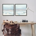 thumbnail image 3 of Stupell Industries Pastel Coast Landscape Landscape Painting Black Framed Art Print Wall Art, 24 x 24, 3 of 10