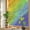Light Yellow, variant on Abstract Ombre Colored Privacy Window Film, Decorative Stained Glass Window Film, Rainbow Watercolor Painting Art Resuable Rainbow Static Cling for Home Bathroom Living Room Glass Door 23.6"x59"